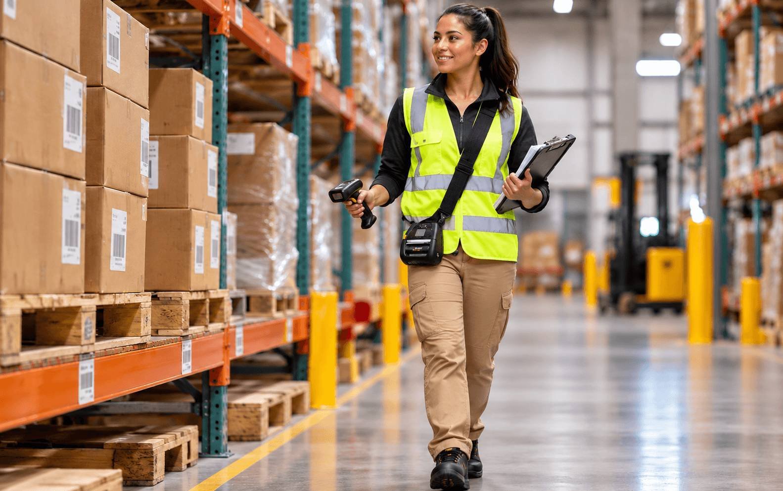 ZEBRA warehouse worker barcode scanner mobility 2