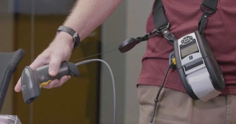 portable all-in-one barcode duplicator
